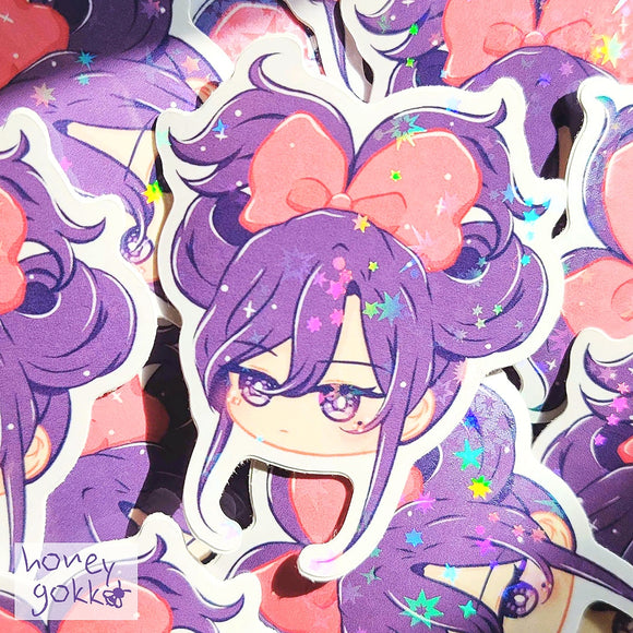 Sticker holographic - The Waning Moon Cinnamon Roll