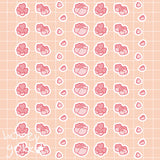 Stickers sheet - Peonies