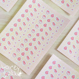 Stickers sheet - Peonies