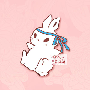 Enamel Pin - Hopscotching Bunnies