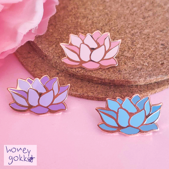 Enamel Pin - Lotus