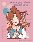 Enamel Pin - Besties in Spring