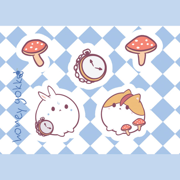 Stickers Sheet - Hualice and friends