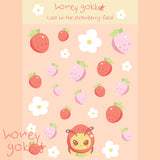 Stickers sheet - Lost in the Strawberry Field
