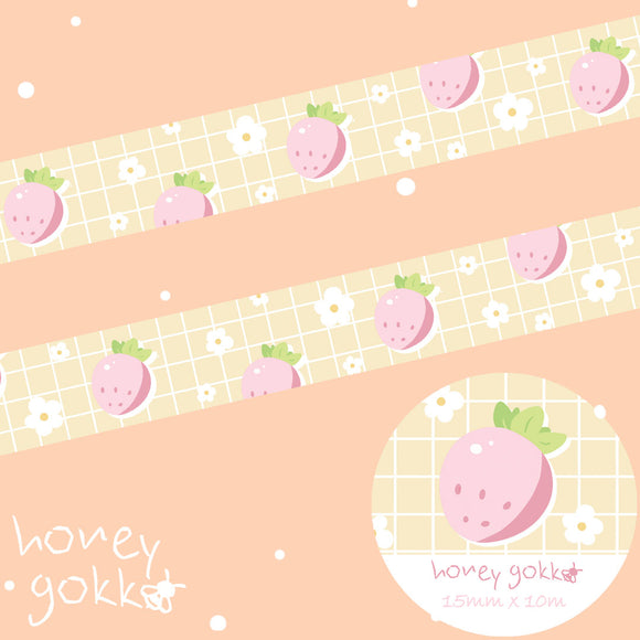 Washi Tape - Pink Strawbeerry